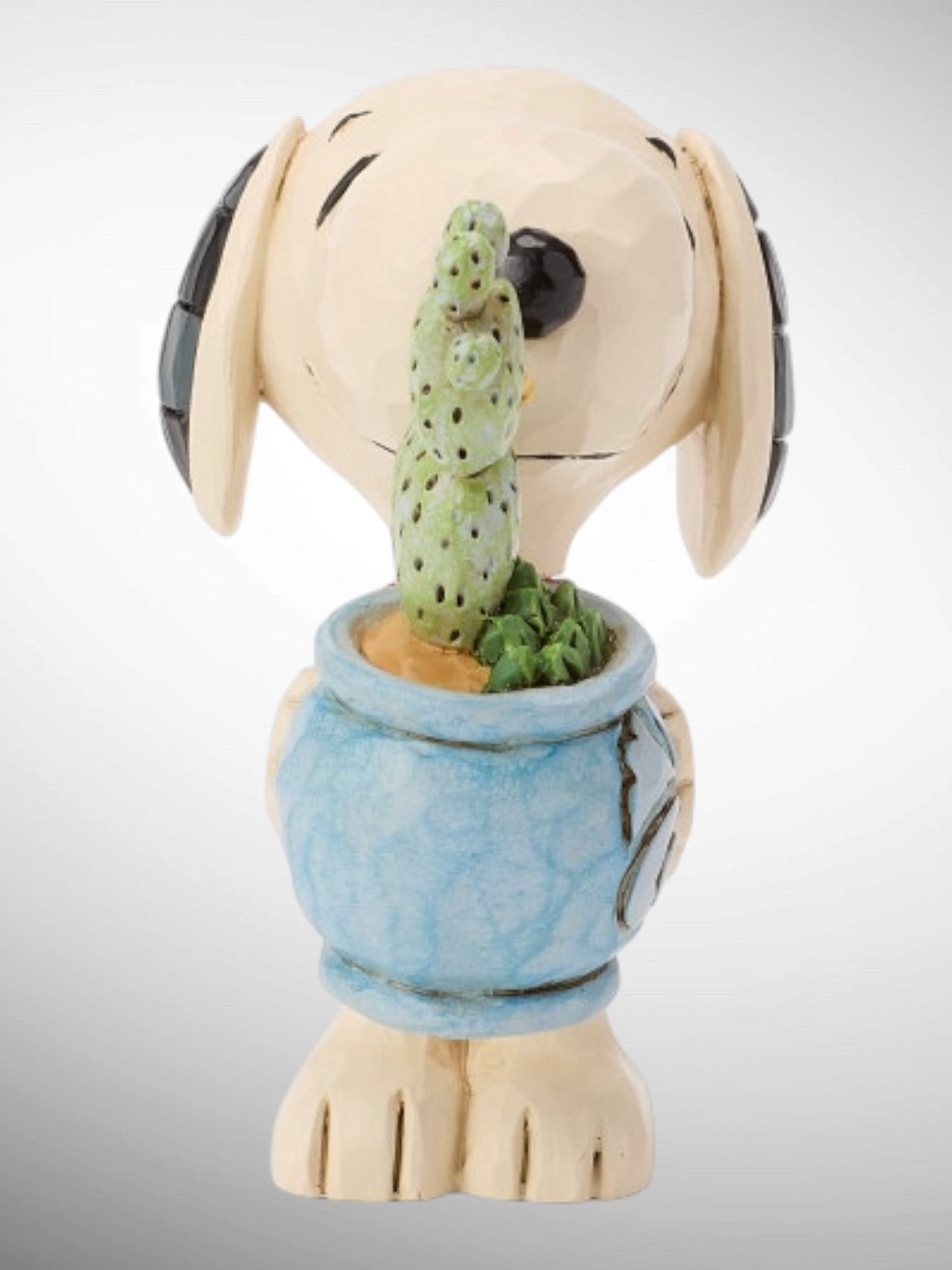 Jim Shore Peanuts - Snoopy with Cactus Plant mini Figurine - PREORDER