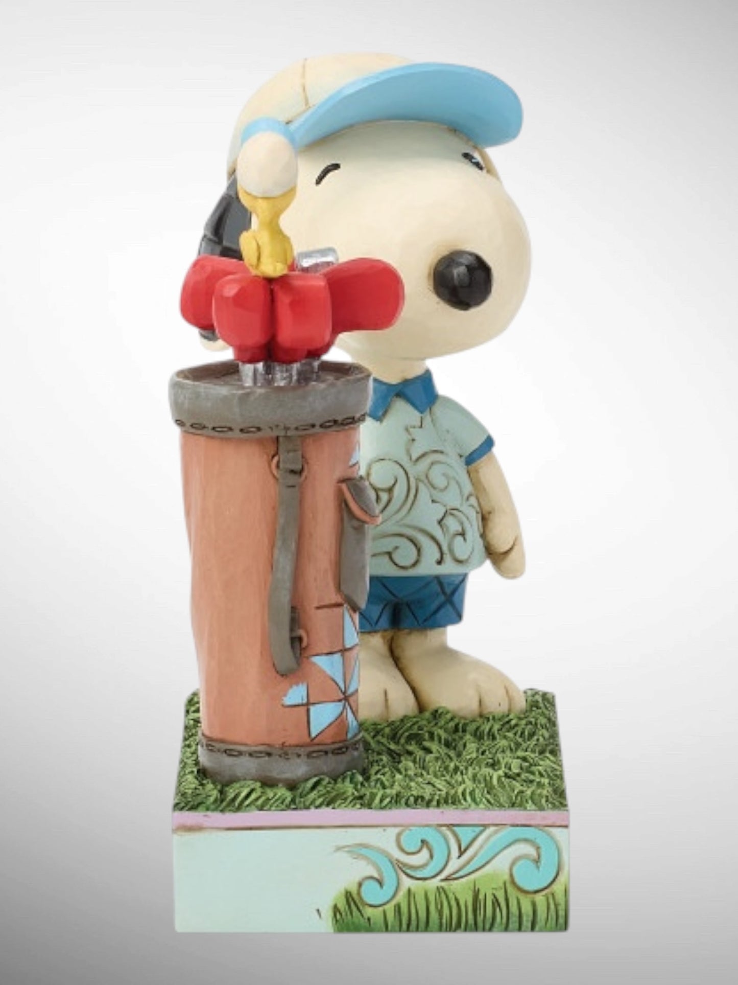 Jim Shore Peanuts - Tee-rific! Snoopy Woodstock Golf Figurine - PREORDER