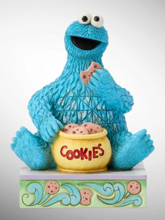 Jim Shore Sesame Street - Me Want Cookie! Cookie Monster Figurine - PREORDER