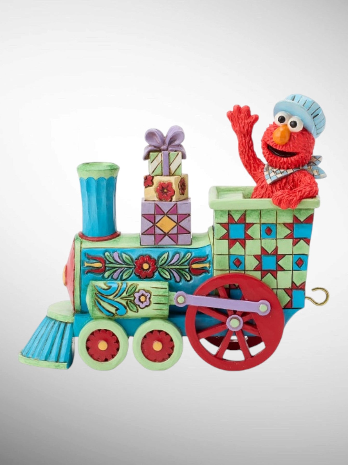 Jim Shore Sesame Street - All Aboard With Elmo Train Engine Figurine - PREORDER