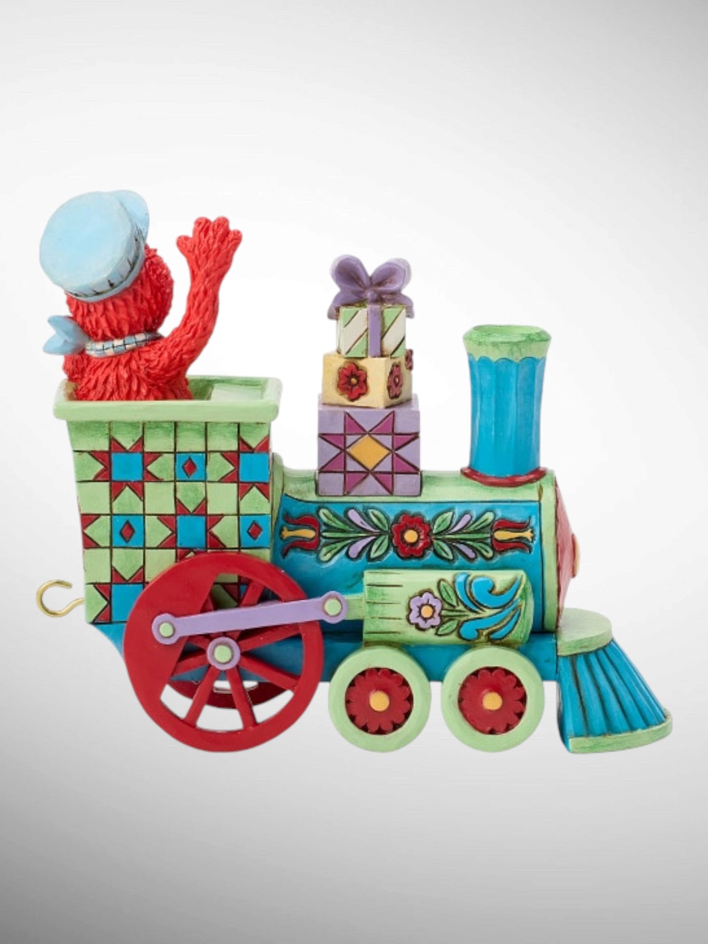 Jim Shore Sesame Street - All Aboard With Elmo Train Engine Figurine - PREORDER