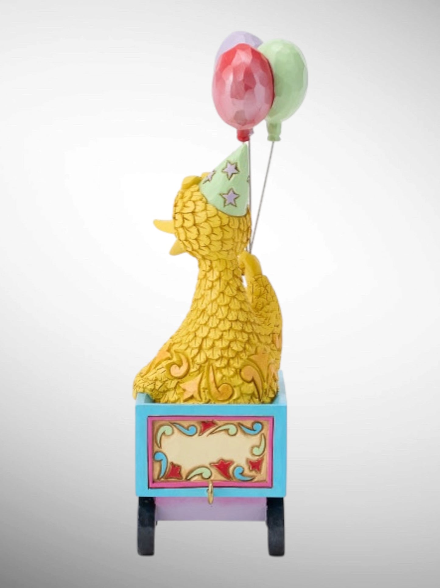 Jim Shore Sesame Street - Big Birthday Wishes Big Bird Train Car Figurine - PREORDER