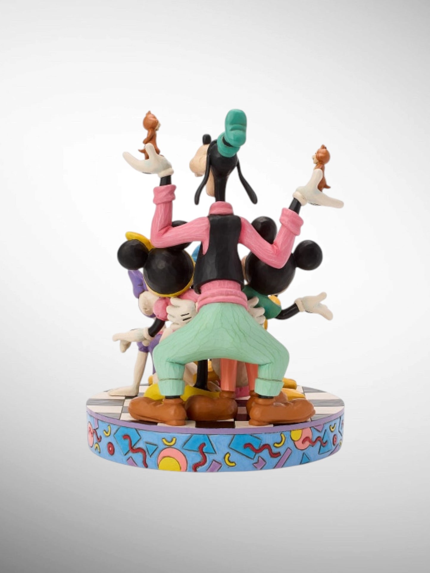 Jim Shore Disney Traditions - Old School Cool Mickey Minnie Donald Goofy Pluto Daisy Chip Dale Figurine - PREORDER