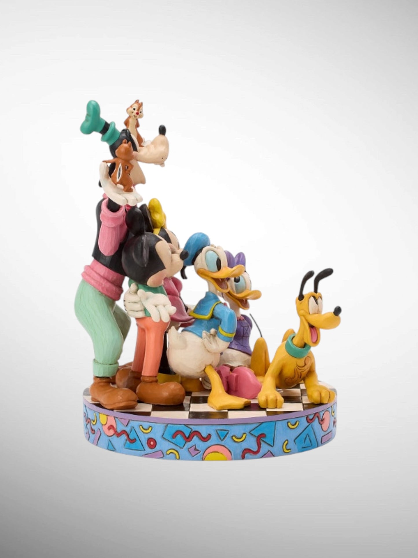 Jim Shore Disney Traditions - Old School Cool Mickey Minnie Donald Goofy Pluto Daisy Chip Dale Figurine - PREORDER
