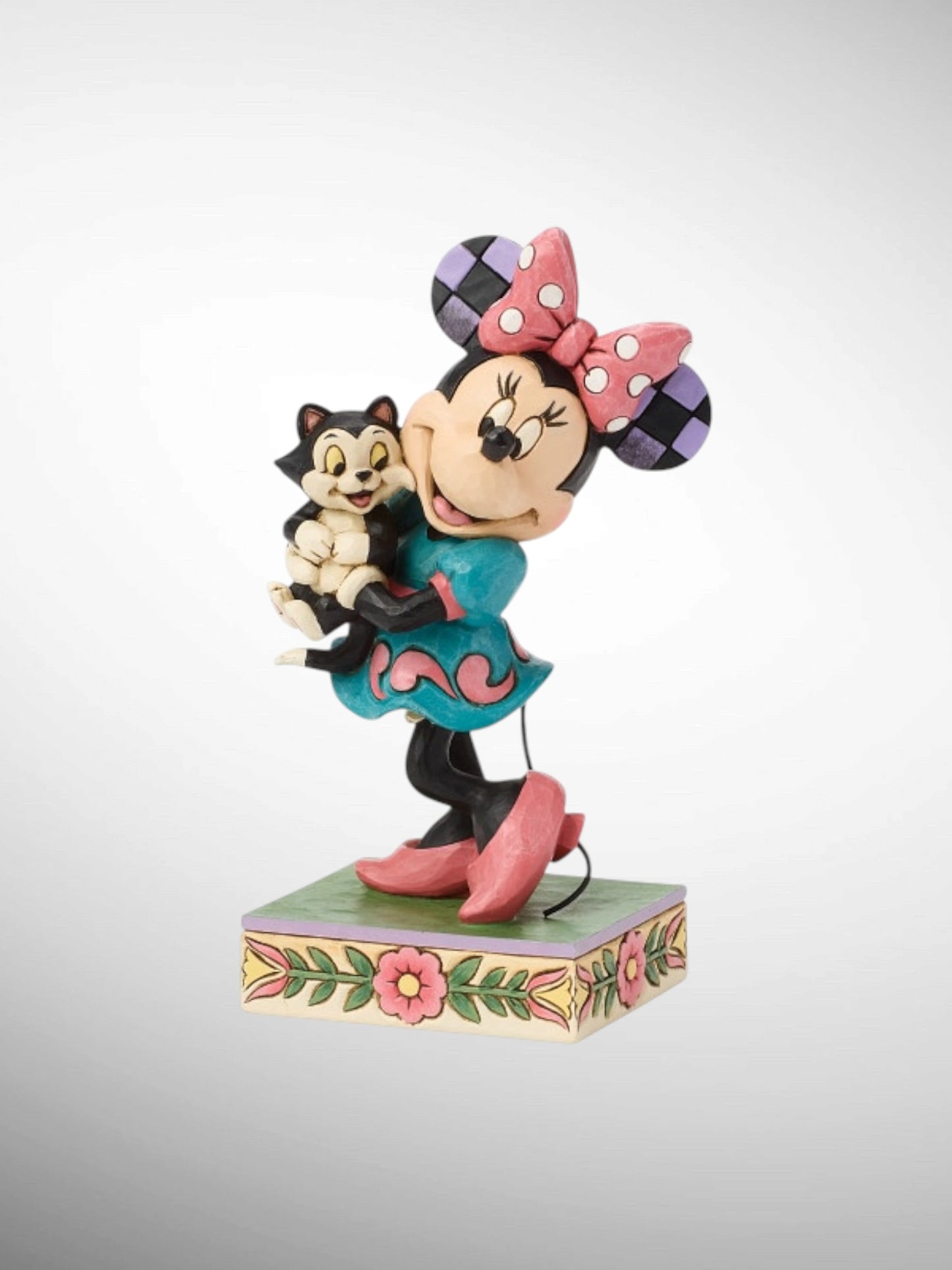 Jim Shore Disney Traditions - Purr-fect Pair Minnie Figaro Figurine - PREORDER