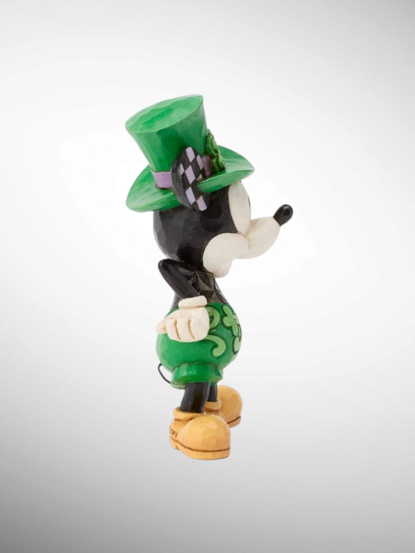 Jim Shore Disney Traditions - Mickey St. Patrick's Mini Figurine - PREORDER