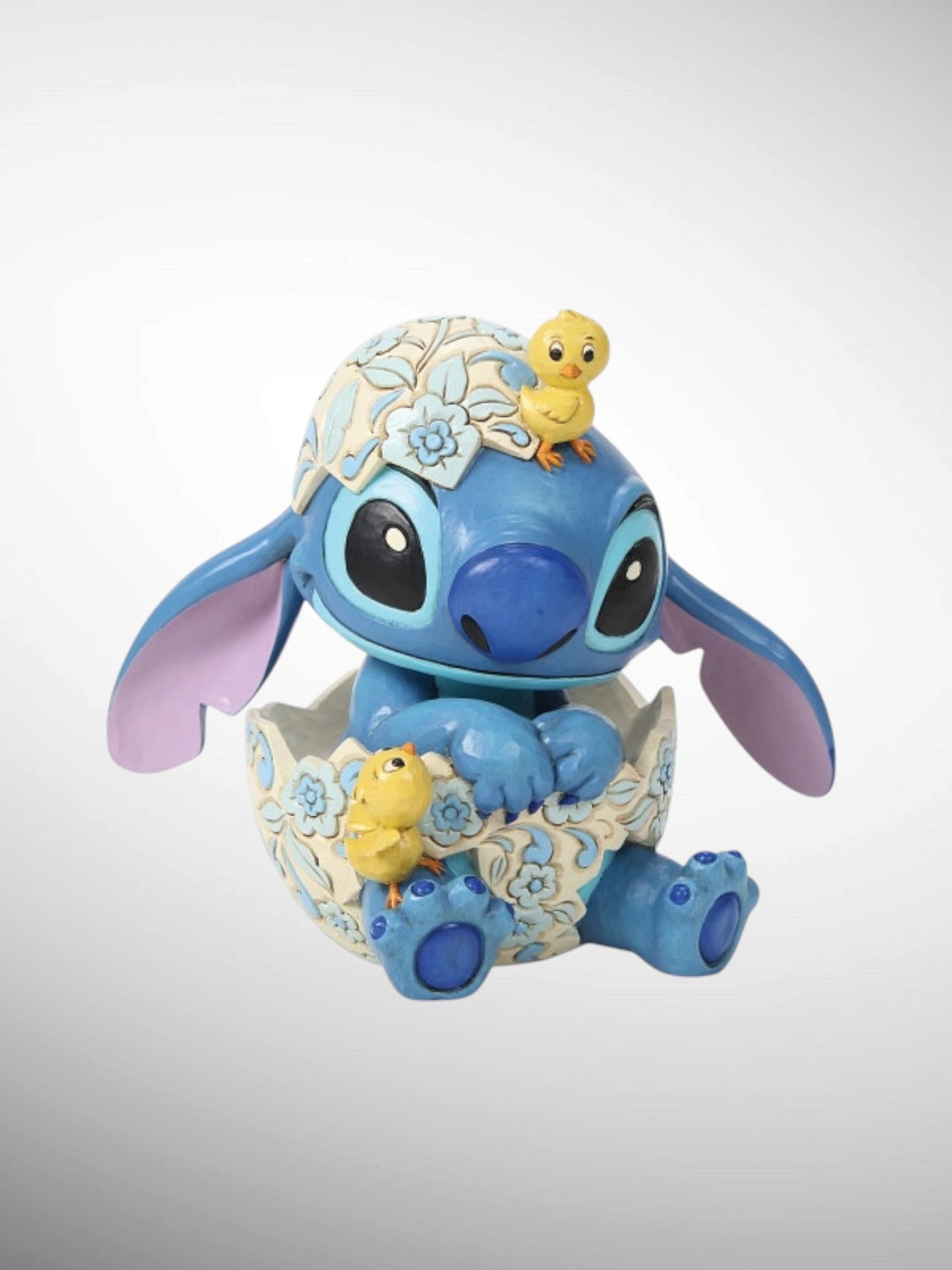Jim Shore Disney Traditions - You Crack Me Up Stitch Easter Egg Chicks Figurine - PREORDER