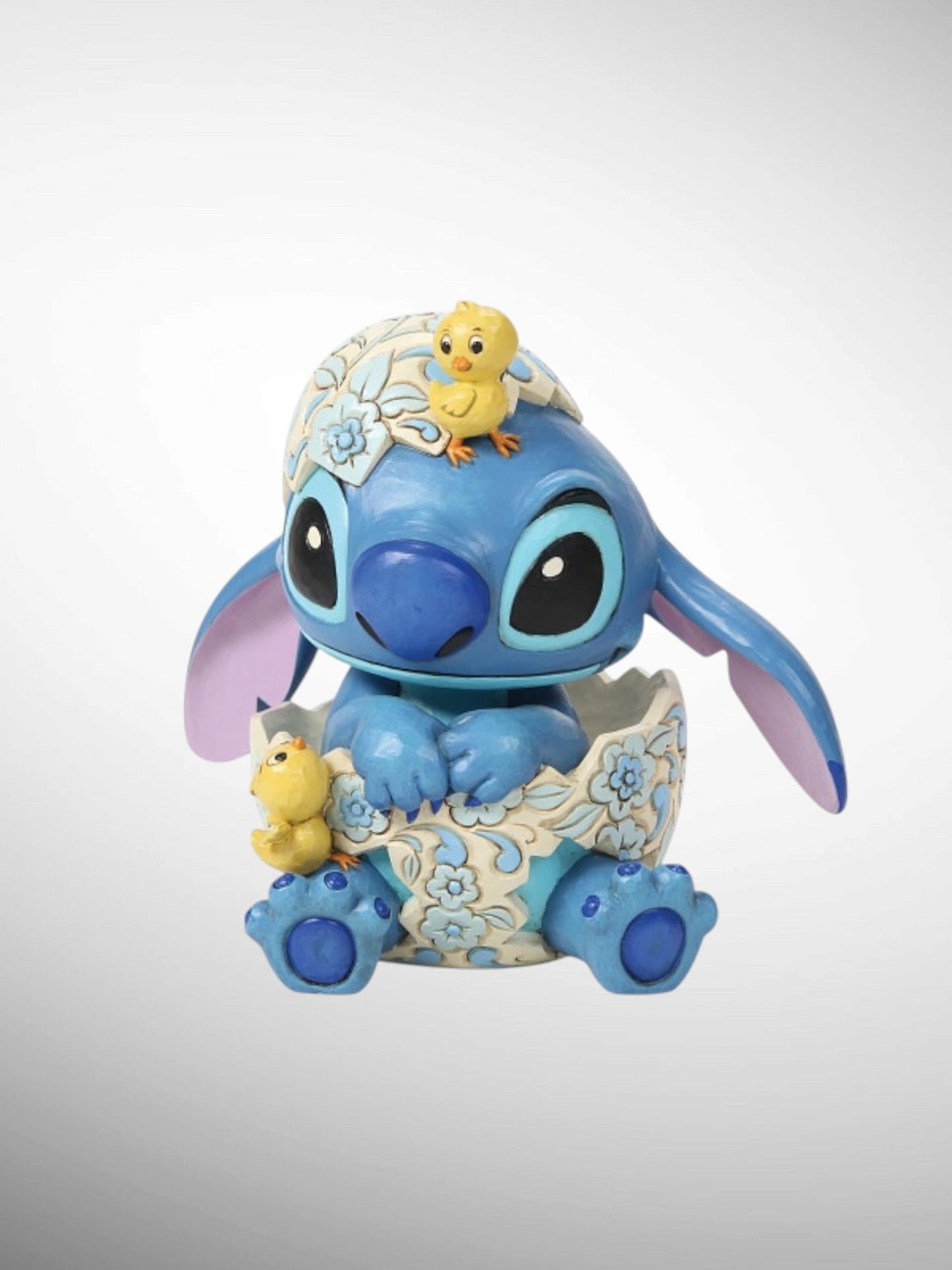 Jim Shore Disney Traditions - You Crack Me Up Stitch Easter Egg Chicks Figurine - PREORDER