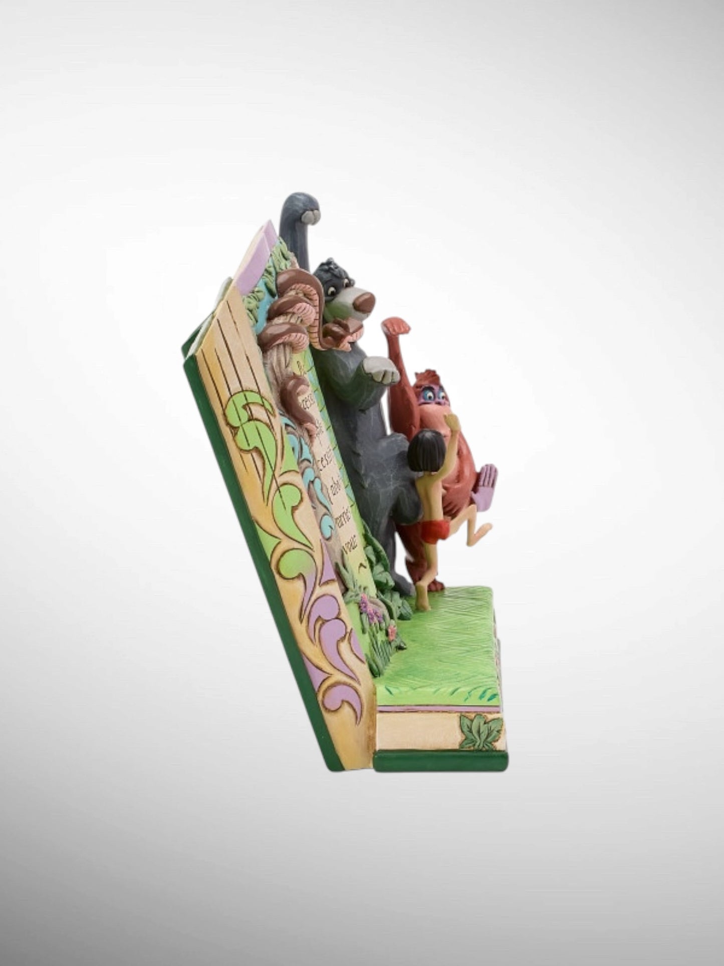 Jim Shore Disney Traditions - Carefree Companions Jungle Book Storybook Figurine - PREORDER