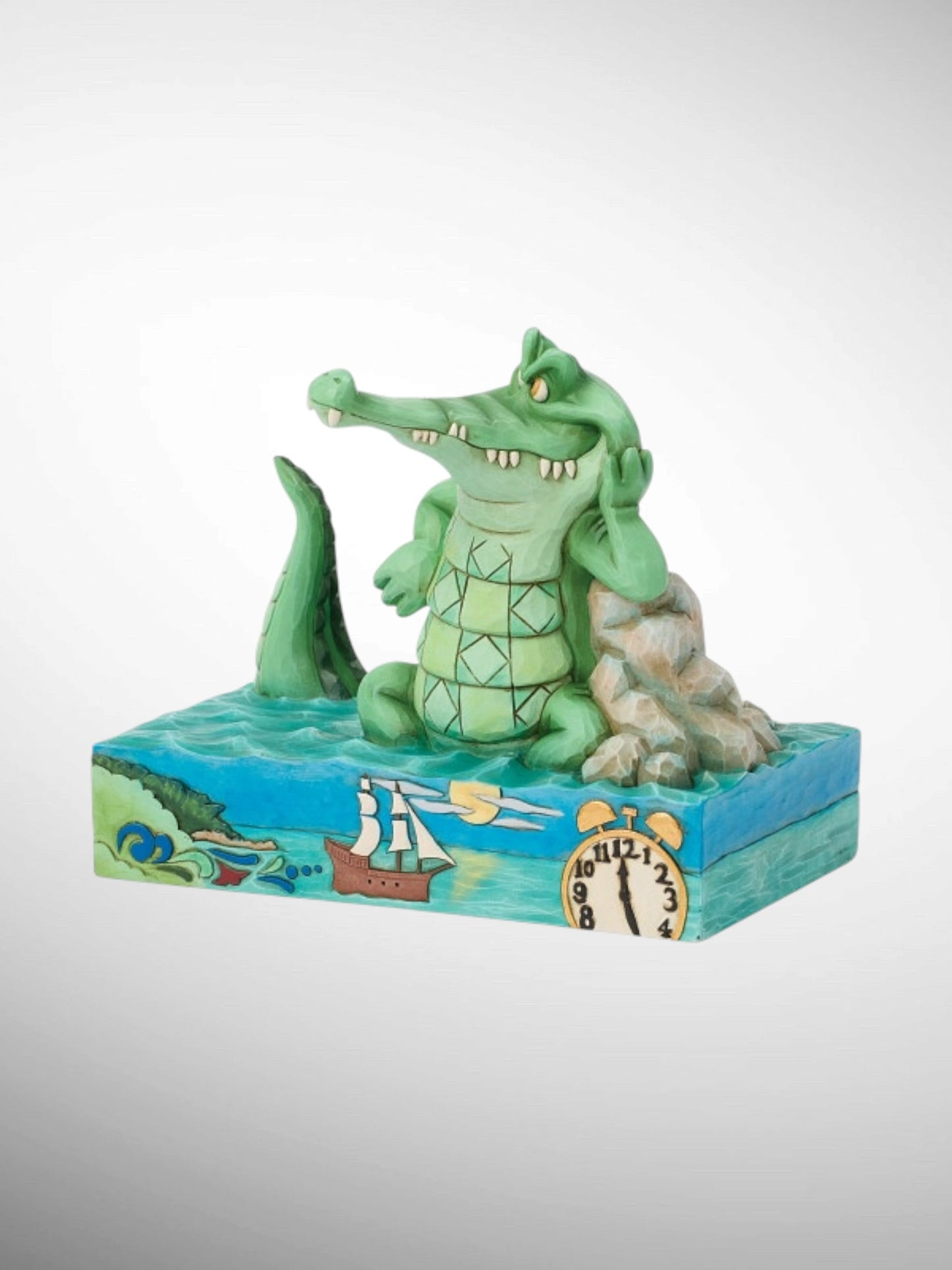 Jim Shore Disney Traditions - Hooked on the Hunt Tick Tock Croc Peter Pan Figurine - PREORDER