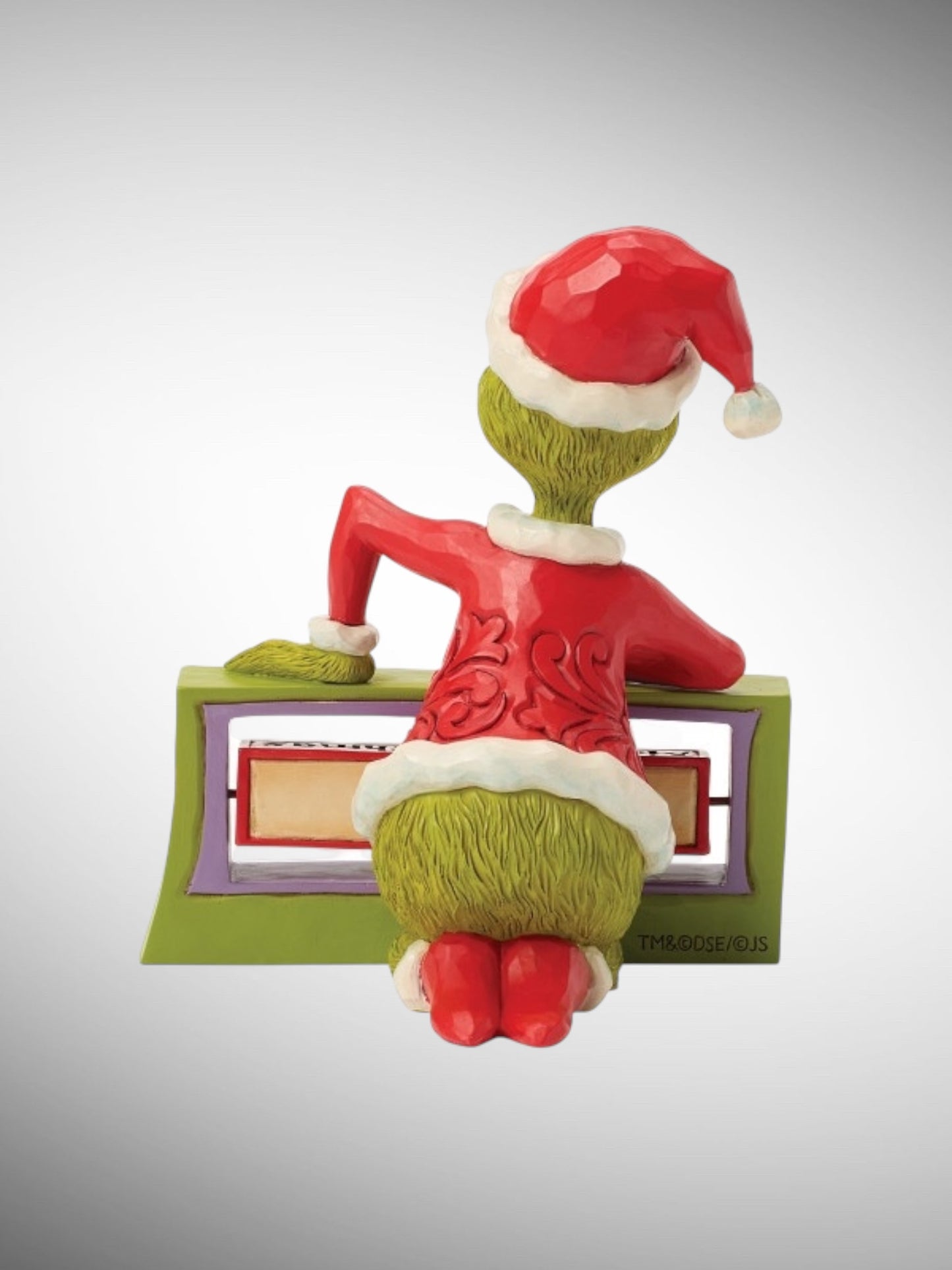 Jim Shore Dr. Seuss The Grinch - Grinch with Rotating Messages Figurine - PREORDER