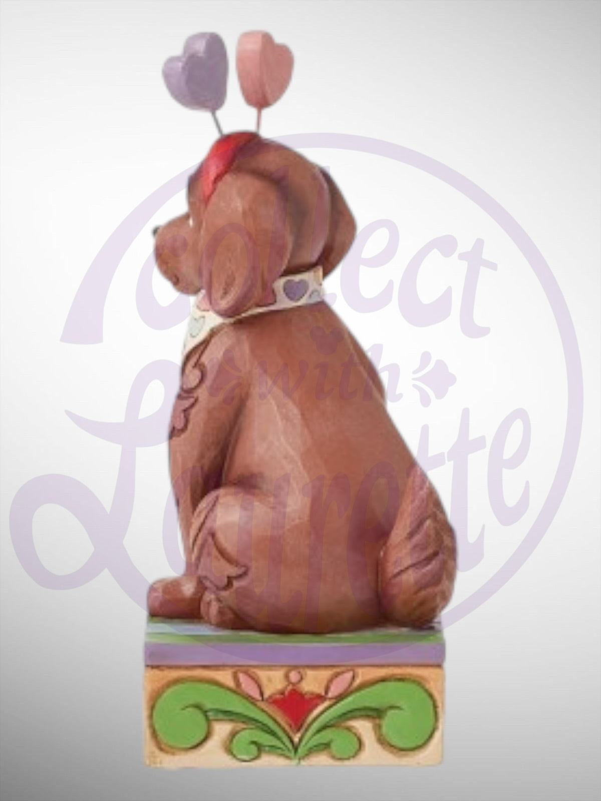 Jim Shore Heartwood Creek Sweethearts - Puppy Love Heart Valentine Figurine