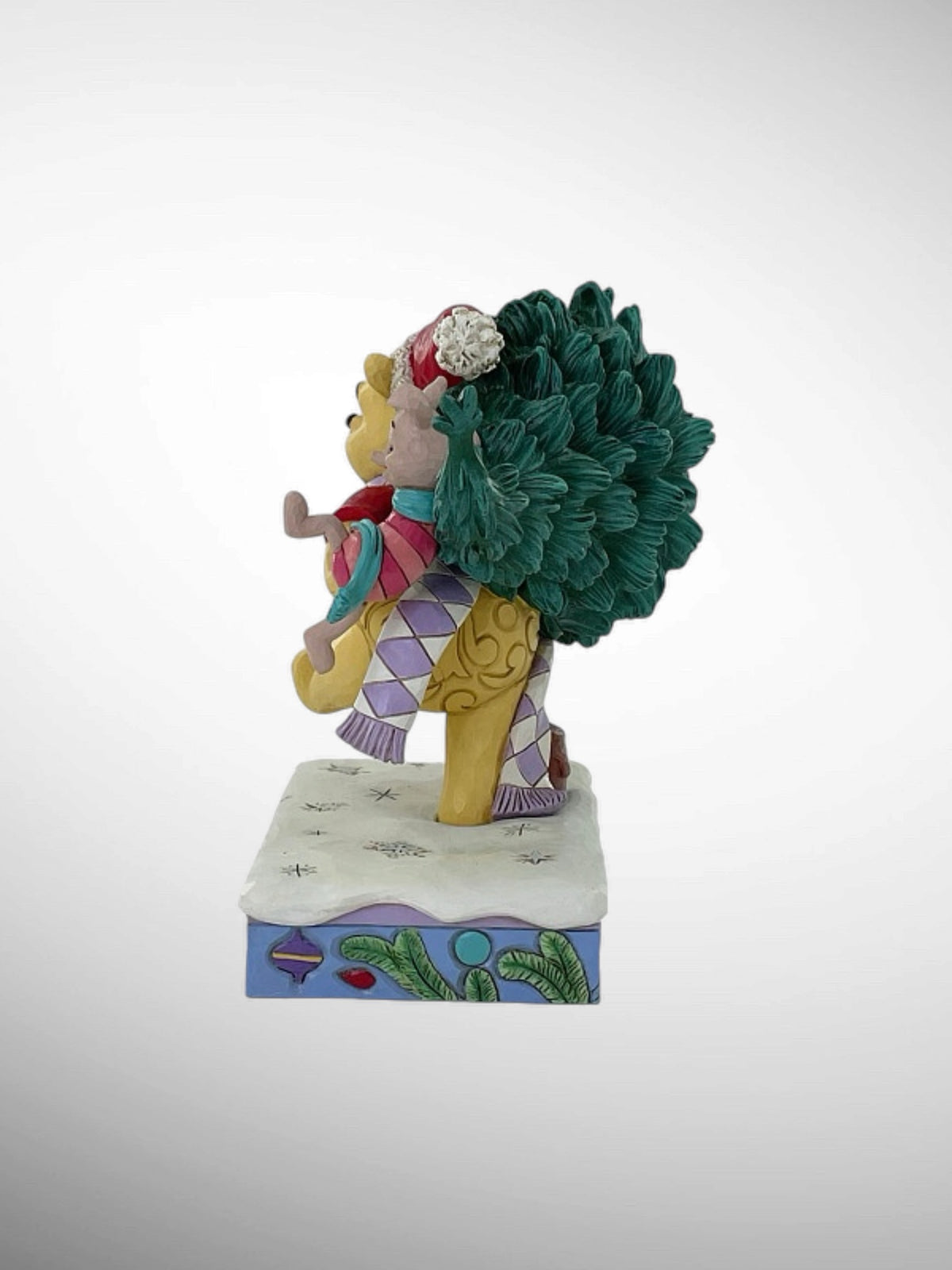 Jim Shore Disney Traditions -  A Tree for Two Pooh Piglet Christmas Figurine