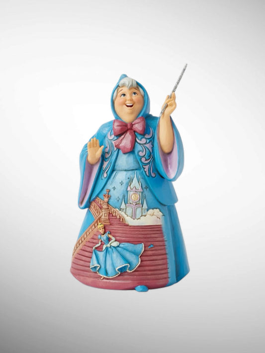 Jim Shore Disney Traditions -  Midnight Magic Fairy Godmother Cinderella Figurine