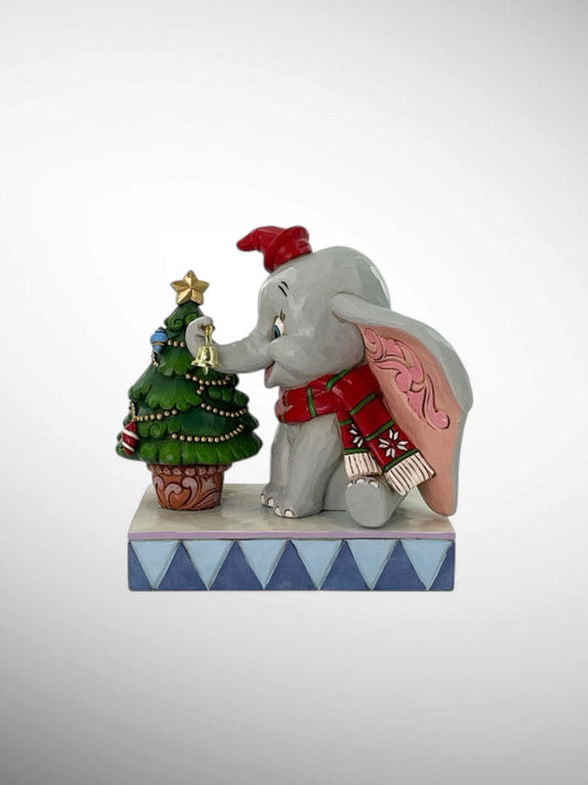 Jim Shore Disney Traditions -  Merry Moments Dumbo Christmas Figurine