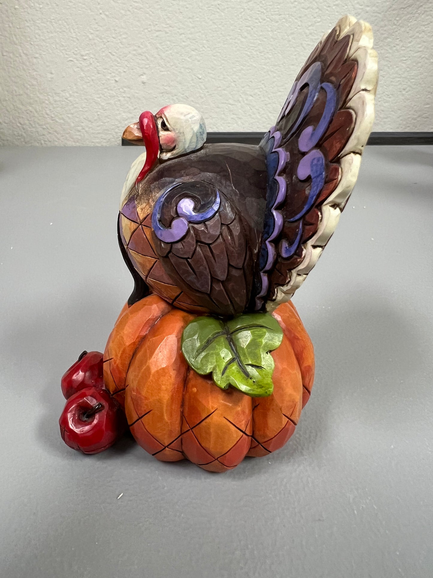 Jim Shore Heartwood Creek - Gobble Up The Goodness Turkey Thanksgiving Figurine (No Box)