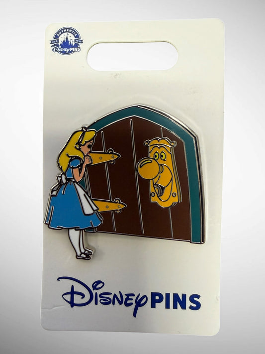 Disney Parks Pin Trading Collection - Alice and The Doorknob Pin