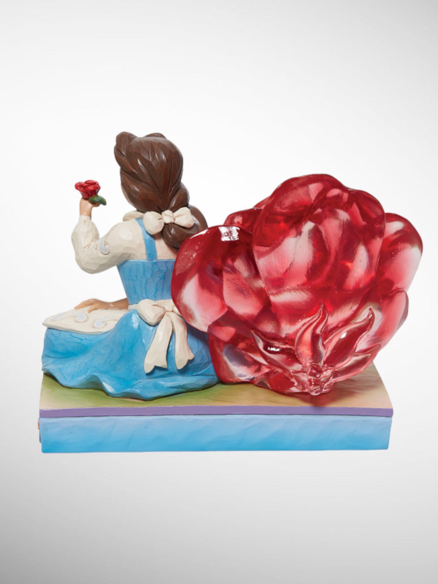 Jim Shore Disney Traditions - An Enchanted Rose Belle Beauty and the Beast Rose Figurine