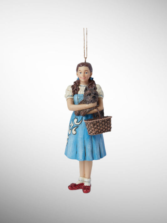 Jim Shore Wizard of Oz - Dorothy and Toto Hanging Ornament - PREORDER
