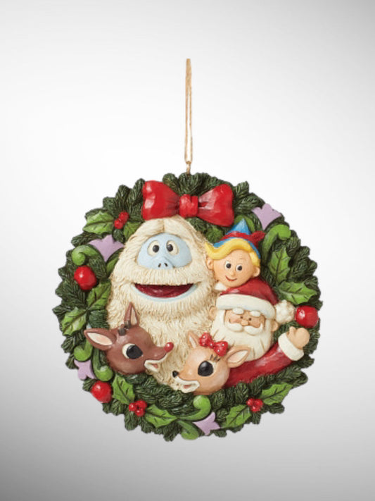 Jim Shore Rudolph Traditions - Rudolph Group Hanging Ornament - PREORDER