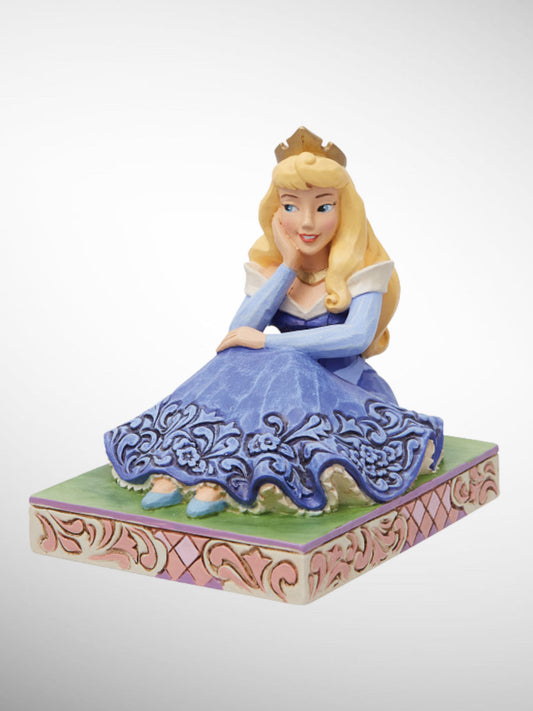 Jim Shore Disney Traditions - Graceful and Gentle Aurora Sleeping Beauty Personality Pose Figurine