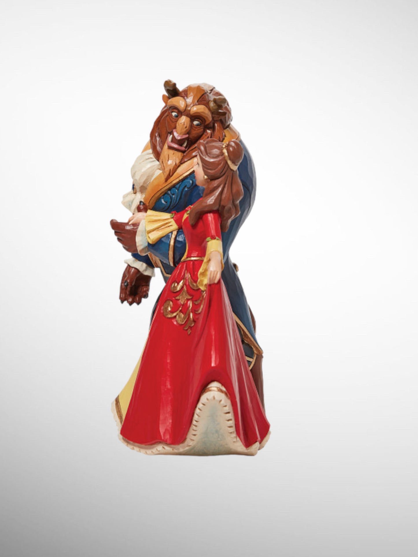 Jim Shore Disney Traditions - An Enchanting Christmas Beauty and the Beast Figurine