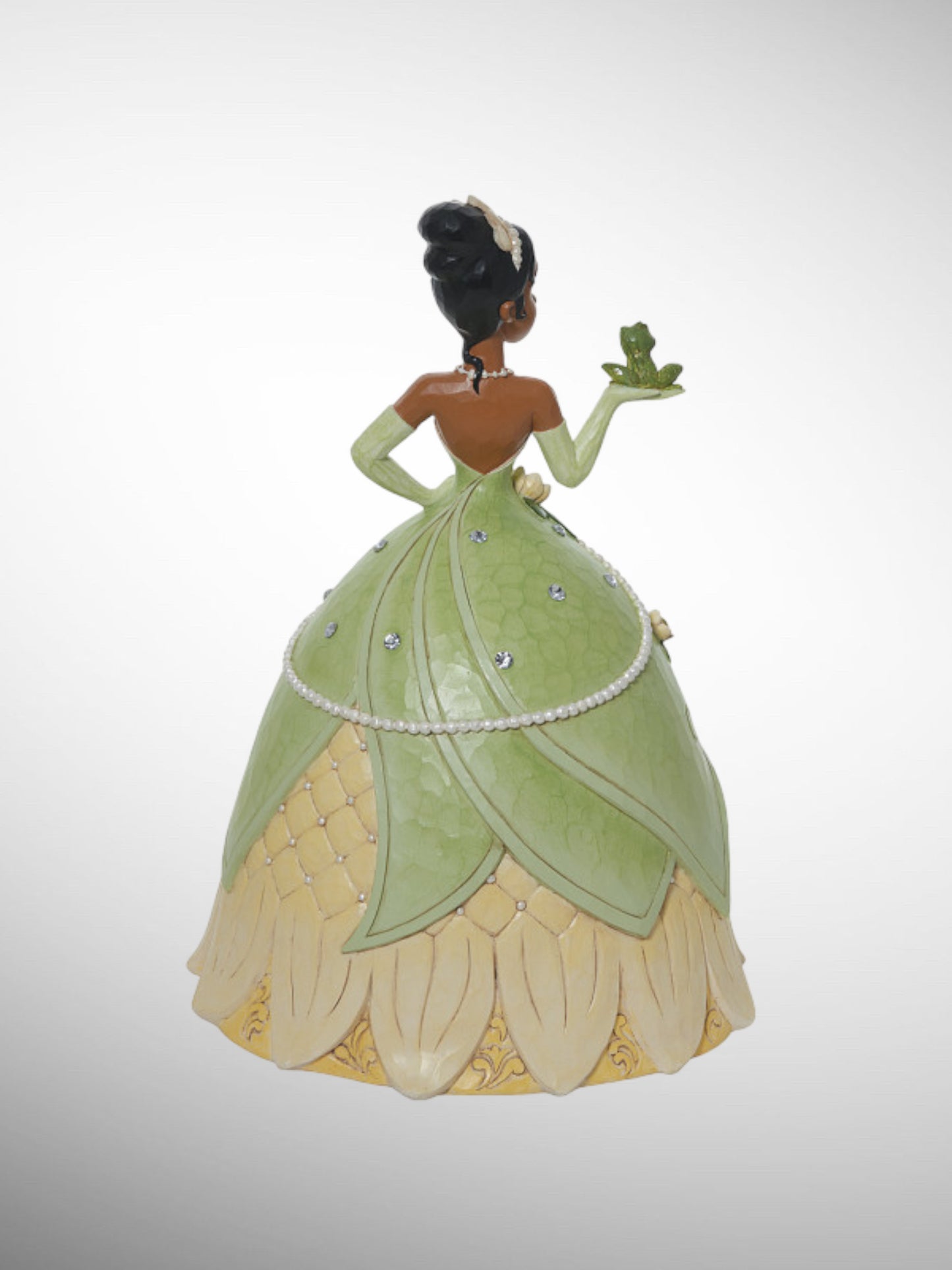 Jim Shore Disney Traditions - Just One Kiss Tiana Deluxe Figurine