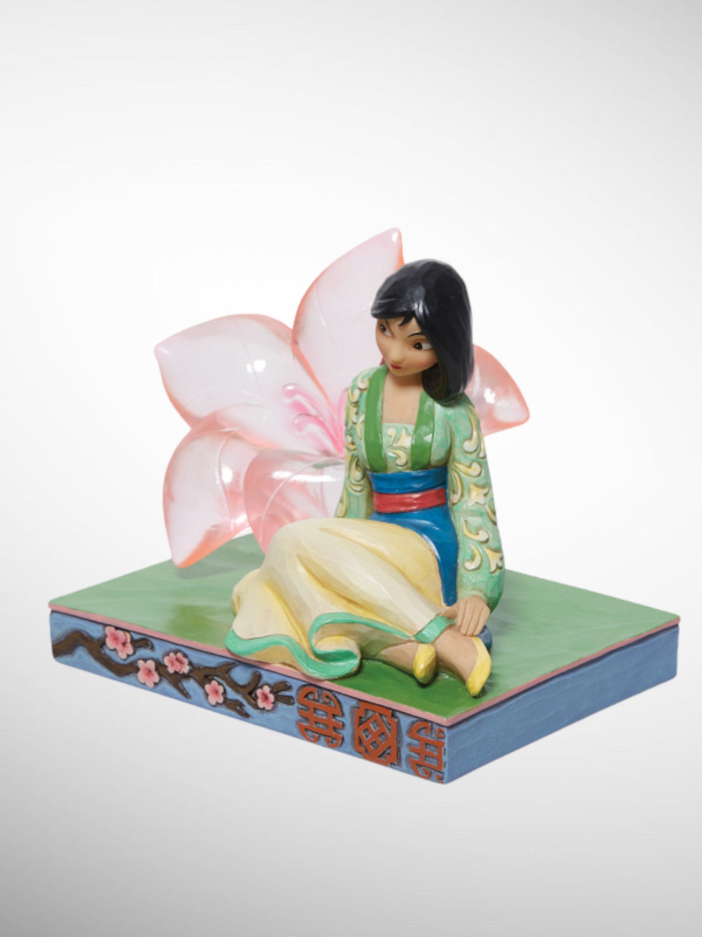 Jim Shore Disney Traditions - A Rare and Beautiful Bloom Mulan Cherry Blossom Figurine