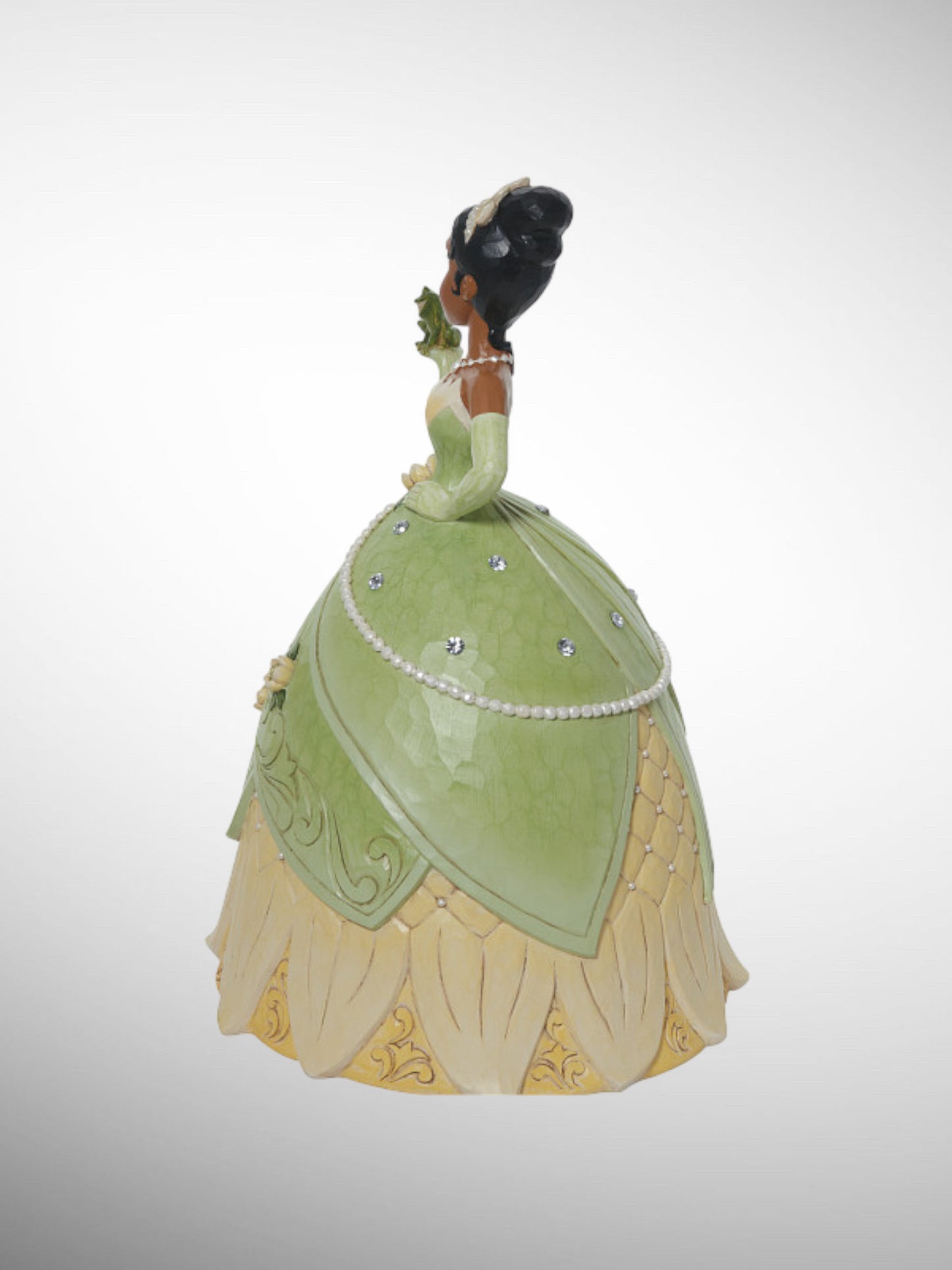 Jim Shore Disney Traditions - Just One Kiss Tiana Deluxe Figurine