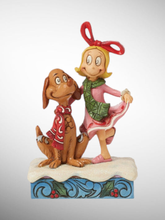 Jim Shore Dr. Seuss The Grinch - Cindy Lou and Max Figurine - PREORDER