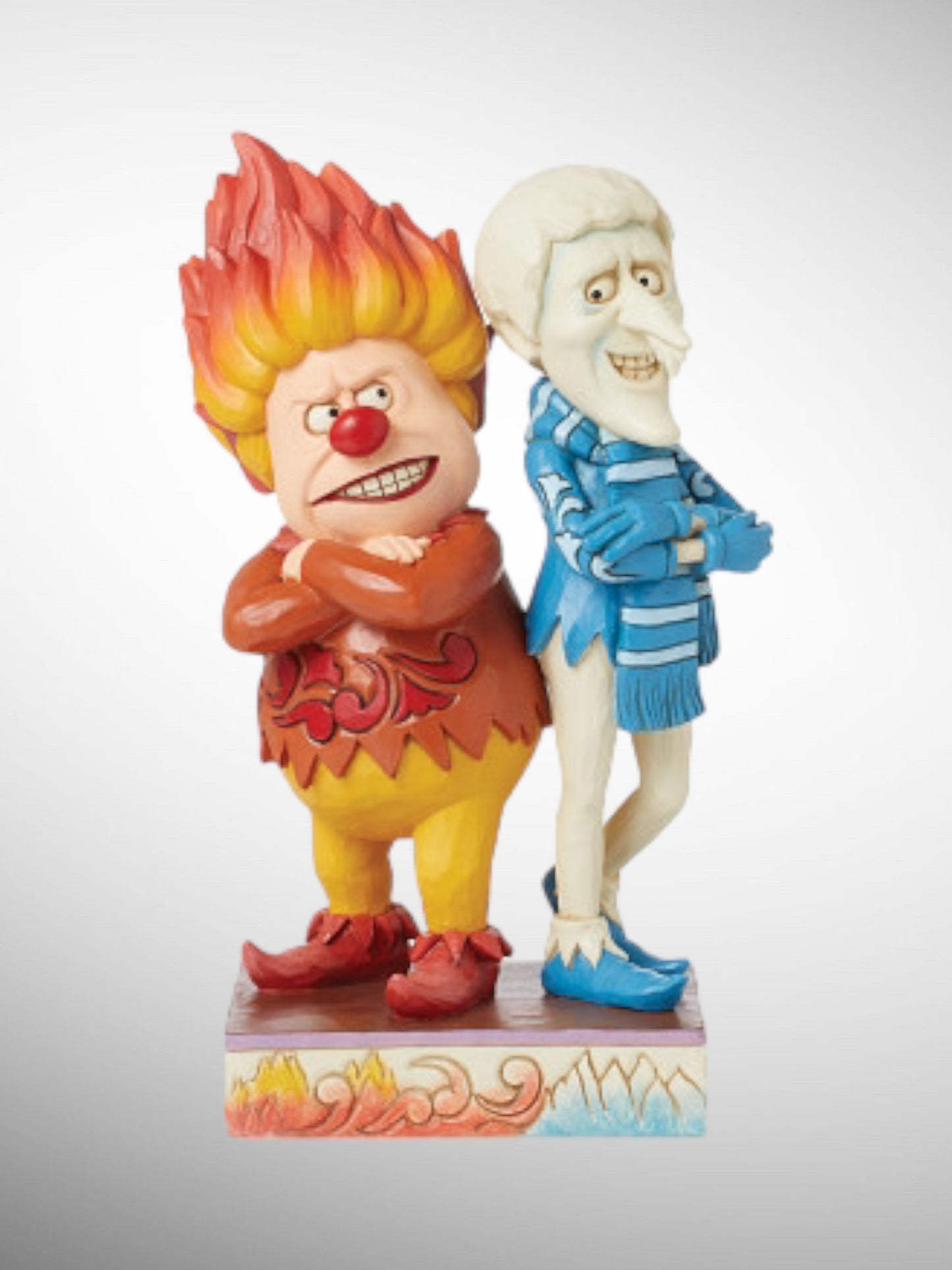 Jim Shore The Year Without a Santa Claus - Polar Opposites Heat Miser Snow Miser Figurine