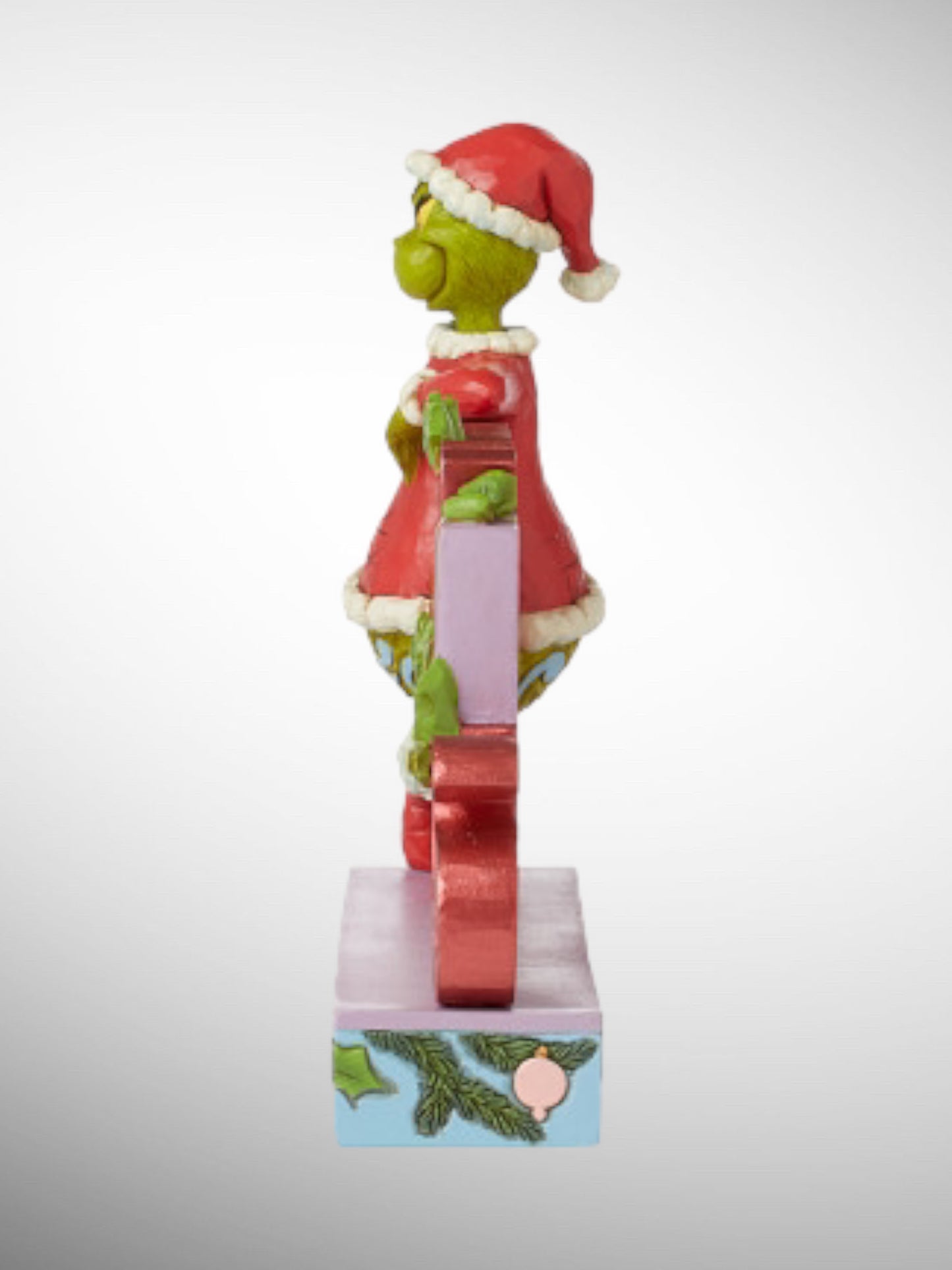 Jim Shore Dr. Seuss The Grinch - Merry Grinchmas Word Figurine