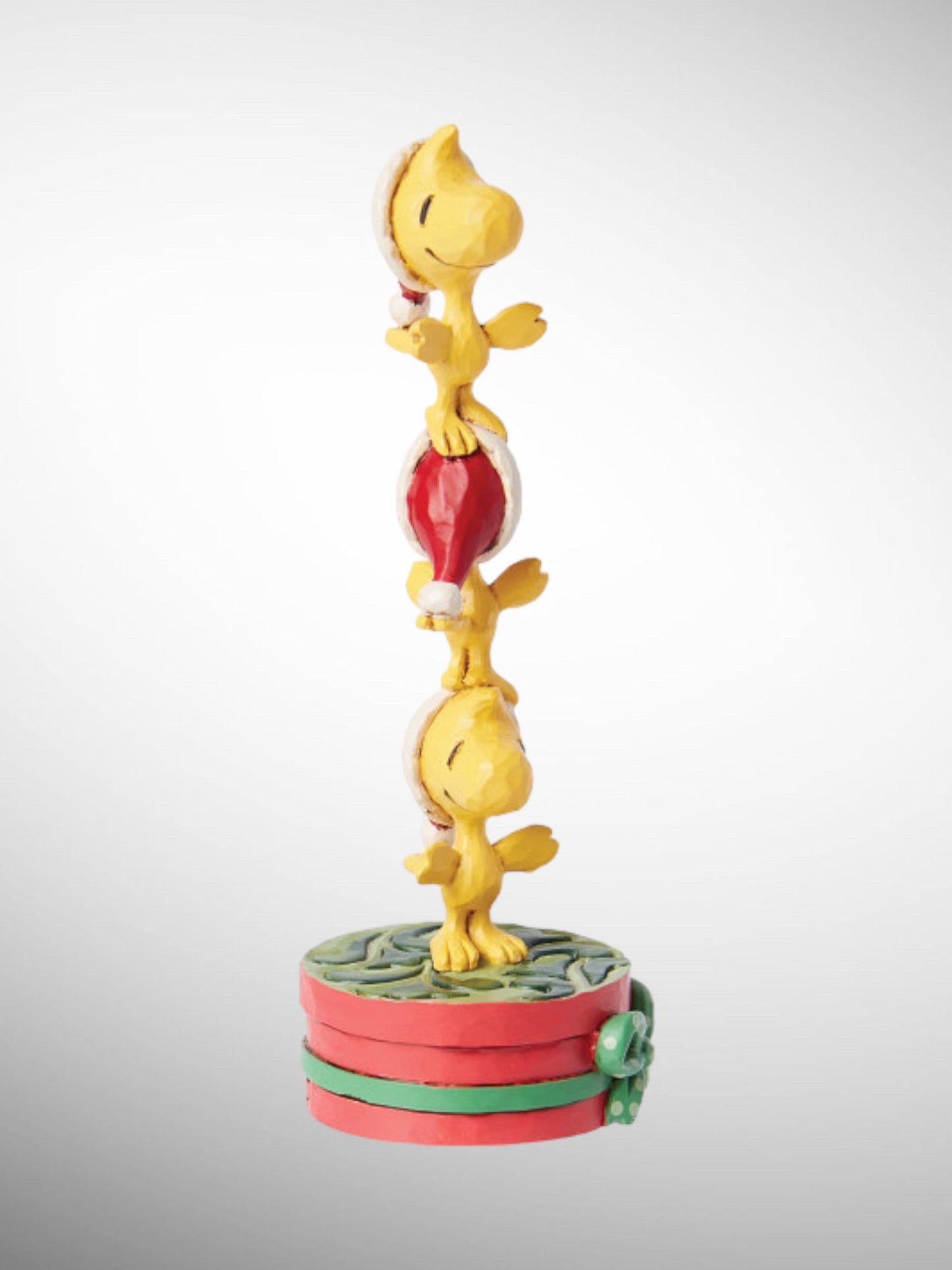 Jim Shore Peanuts - Woodstock Stacked Mini Figurine - PREORDER