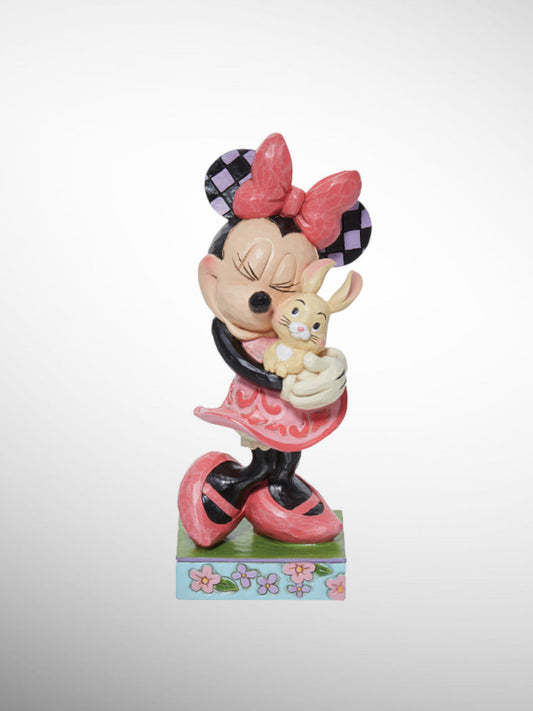 Jim Shore Disney Traditions - Sweet Spring Snuggle Minnie Hug Figurine