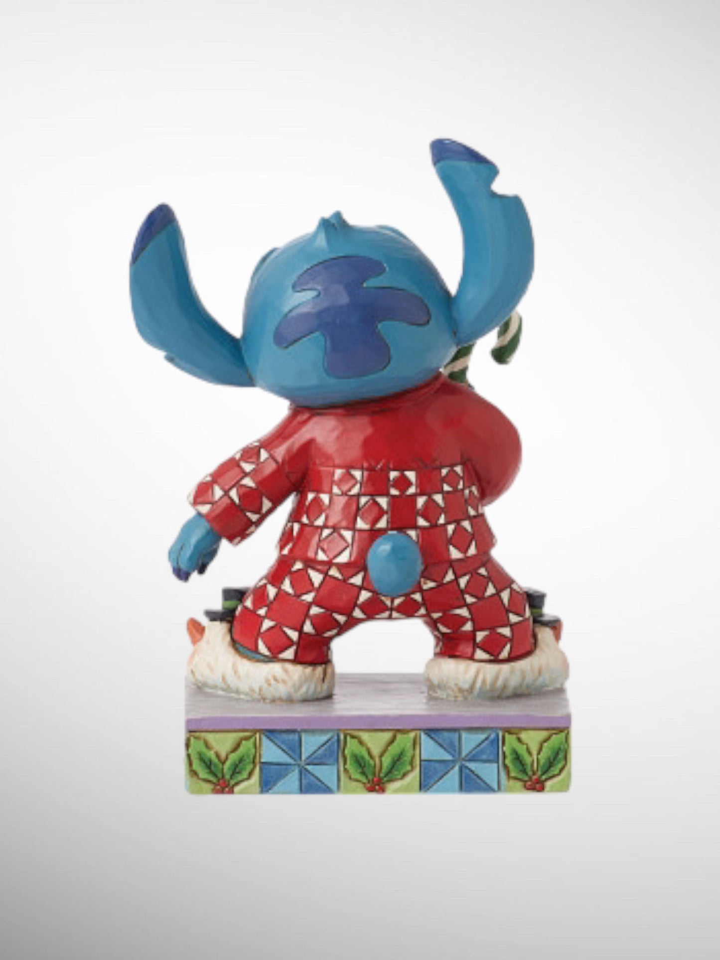 Jim Shore Disney Traditions - Christmas Morning Holiday Stitch Personality Pose Figurine