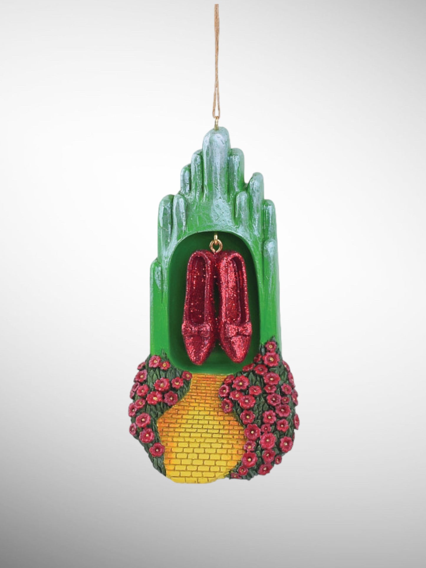 Jim Shore Wizard of Oz - Ruby Slippers Hanging Ornament