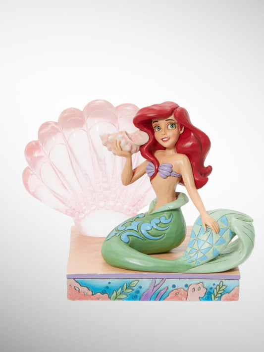 Jim Shore Disney Traditions - A Tail of Love Ariel Little Mermaid Shell Figurine