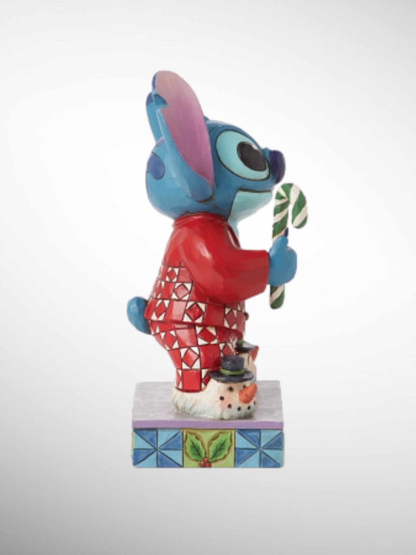 Jim Shore Disney Traditions - Christmas Morning Holiday Stitch Personality Pose Figurine - PREORDER
