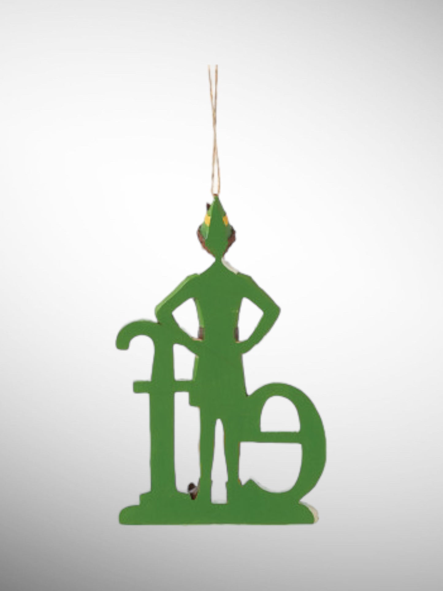 Jim Shore Elf - Buddy the Elf Word Hanging Ornament