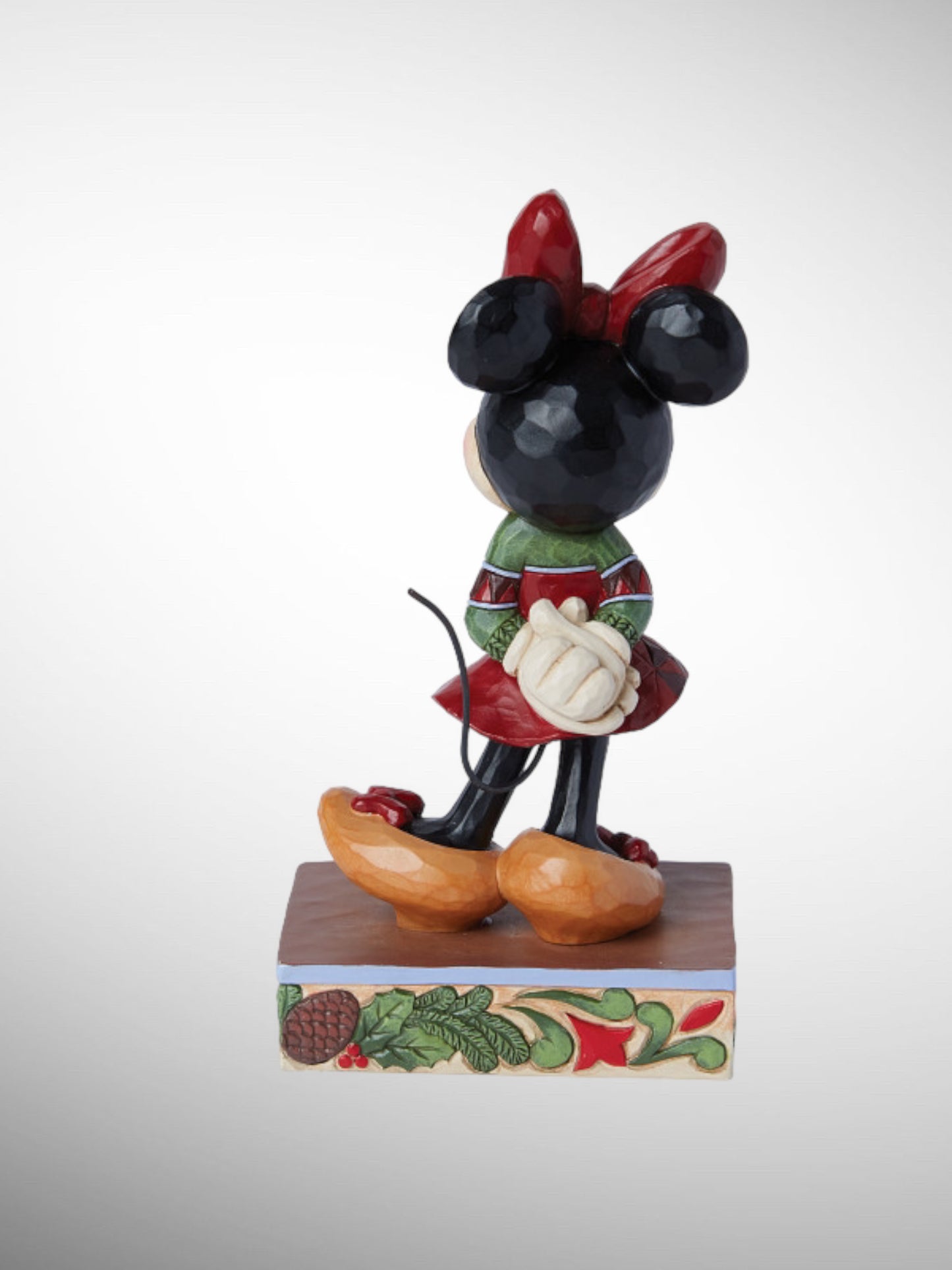 Jim Shore Disney Traditions - Holiday Ready Minnie Ugly Sweater Christmas Figurine - PREORDER