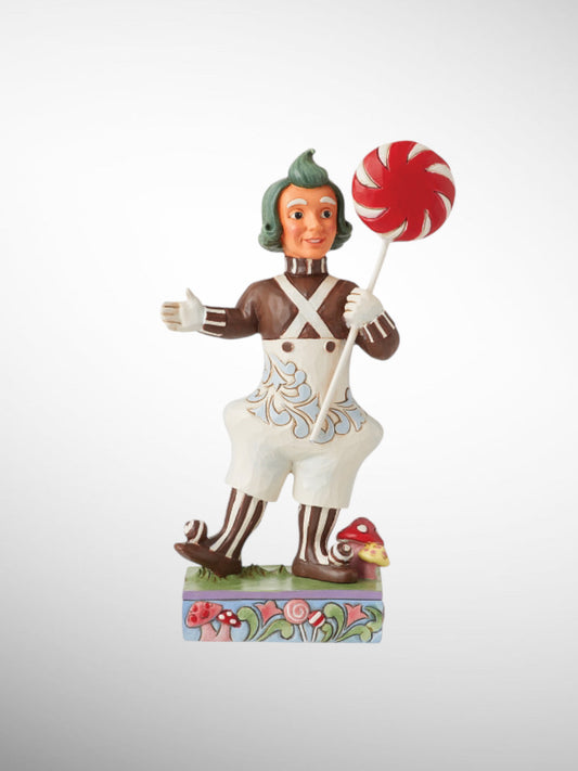 Jim Shore Willy Wonka and the Chocolate Factory - All the Way from Loompaland Oompa Loompa Figurine