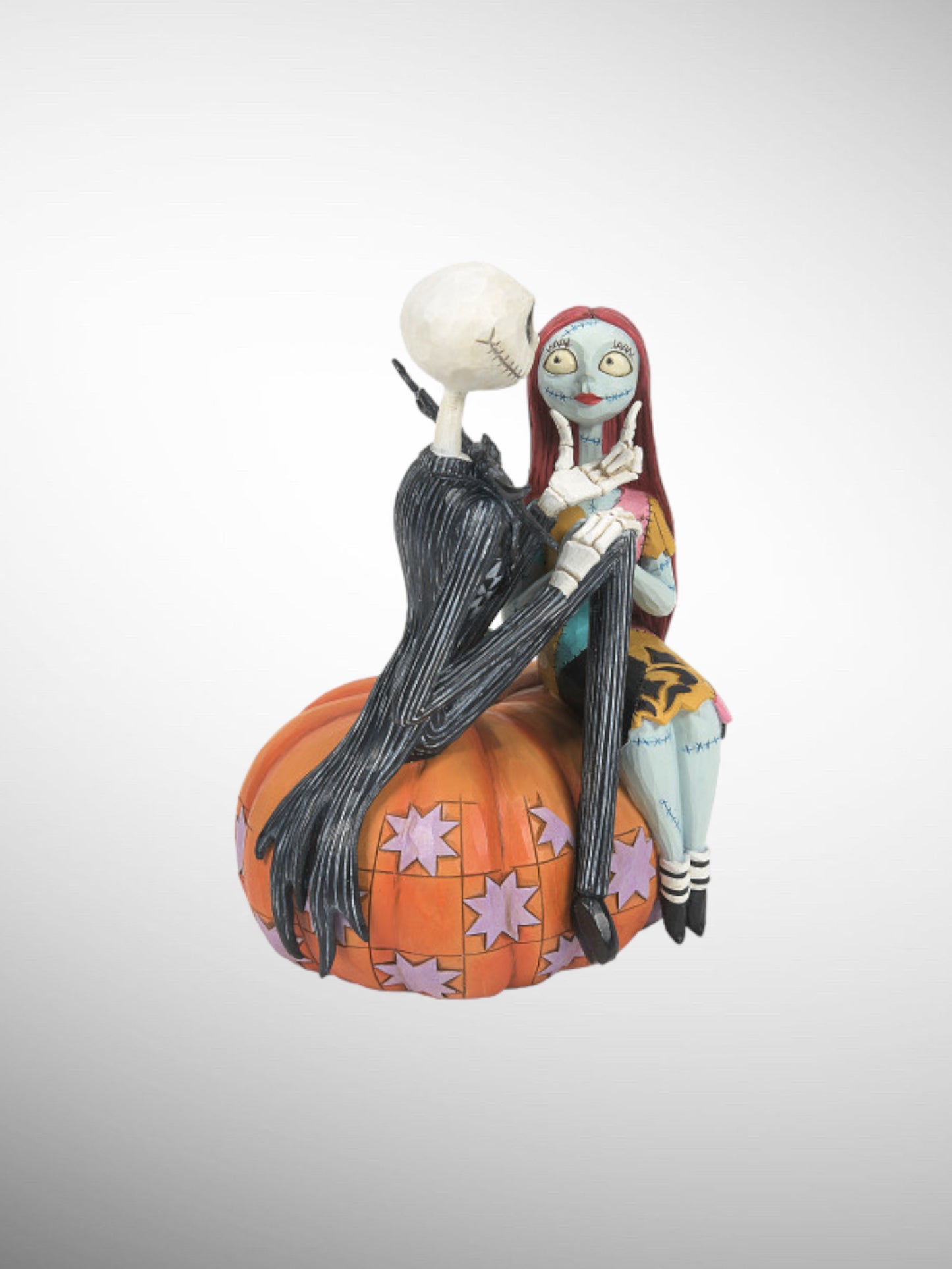 Jim Shore Disney Traditions - The Pumpkin King and Sally Nightmare Before Christmas Figurine