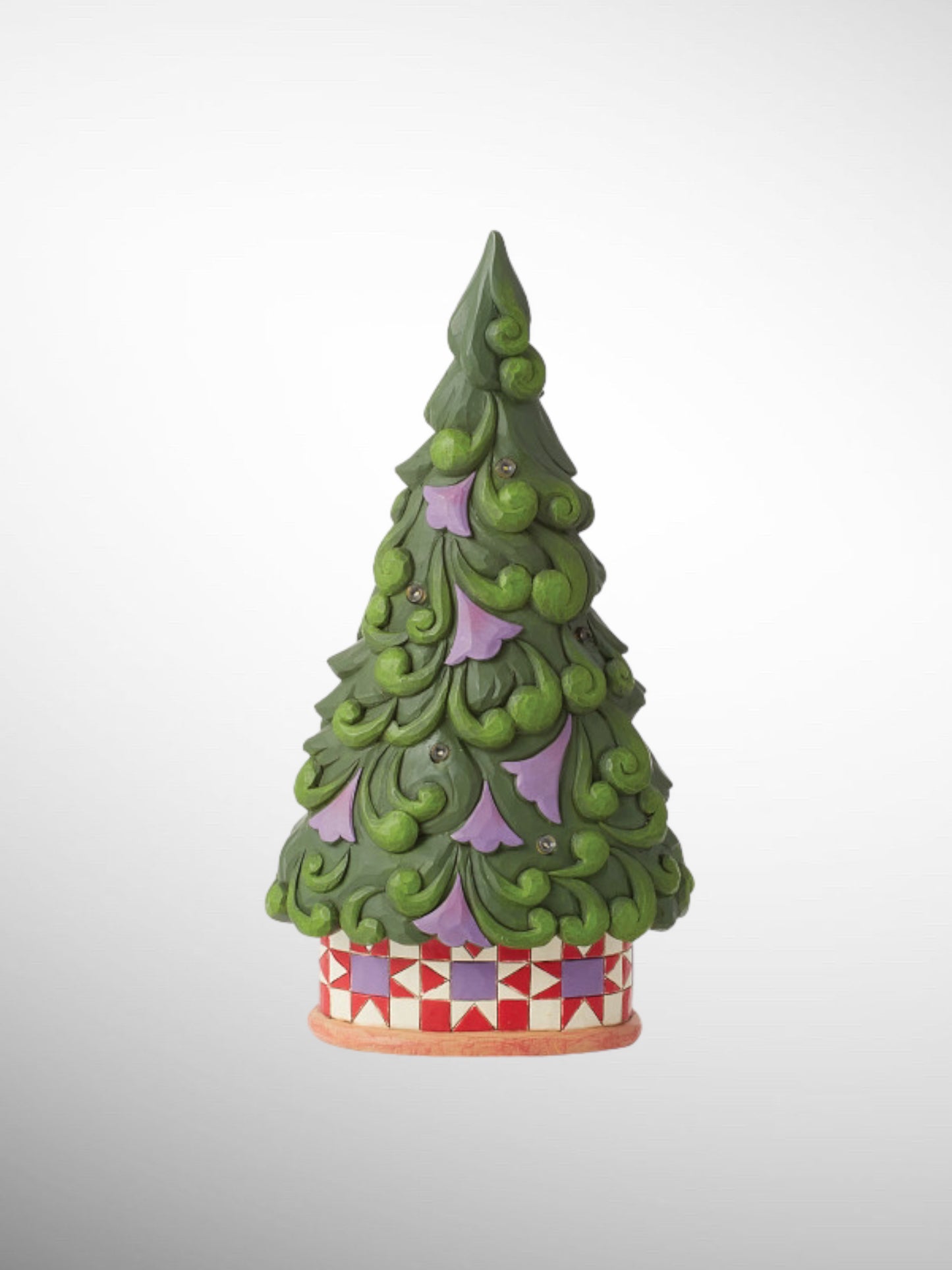 Jim Shore Heartwood Creek - All Spruced Up LED Holiday Tree Figurine