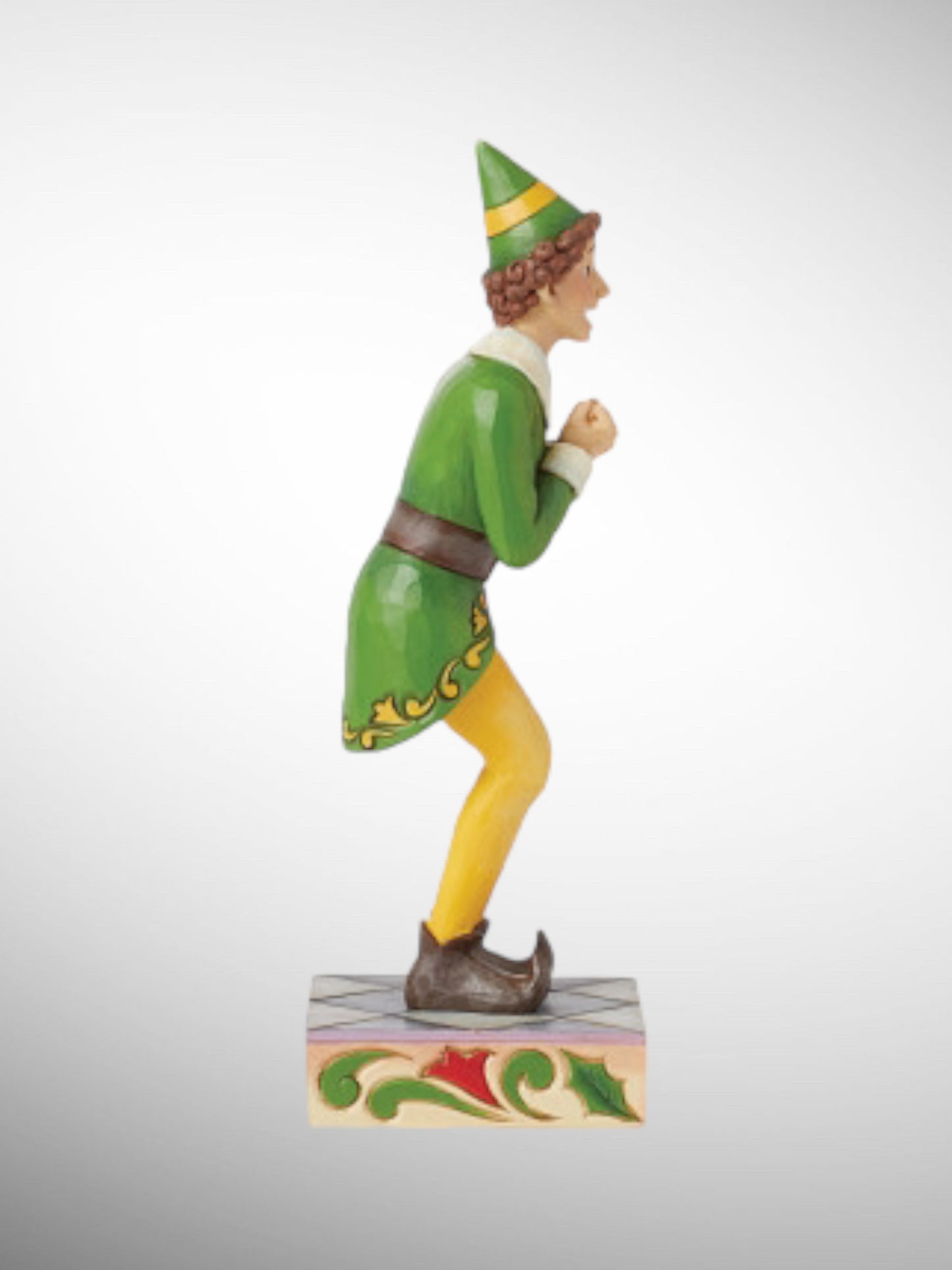 Jim Shore Elf - SANTA! I Know Him! Buddy Figurine