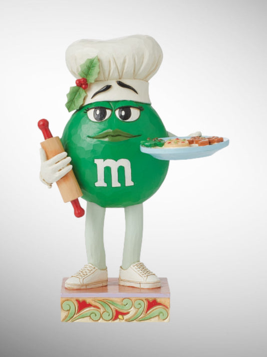 Jim Shore M&M's Collection - Baked By Green Cookies Figurine - PREORDER
