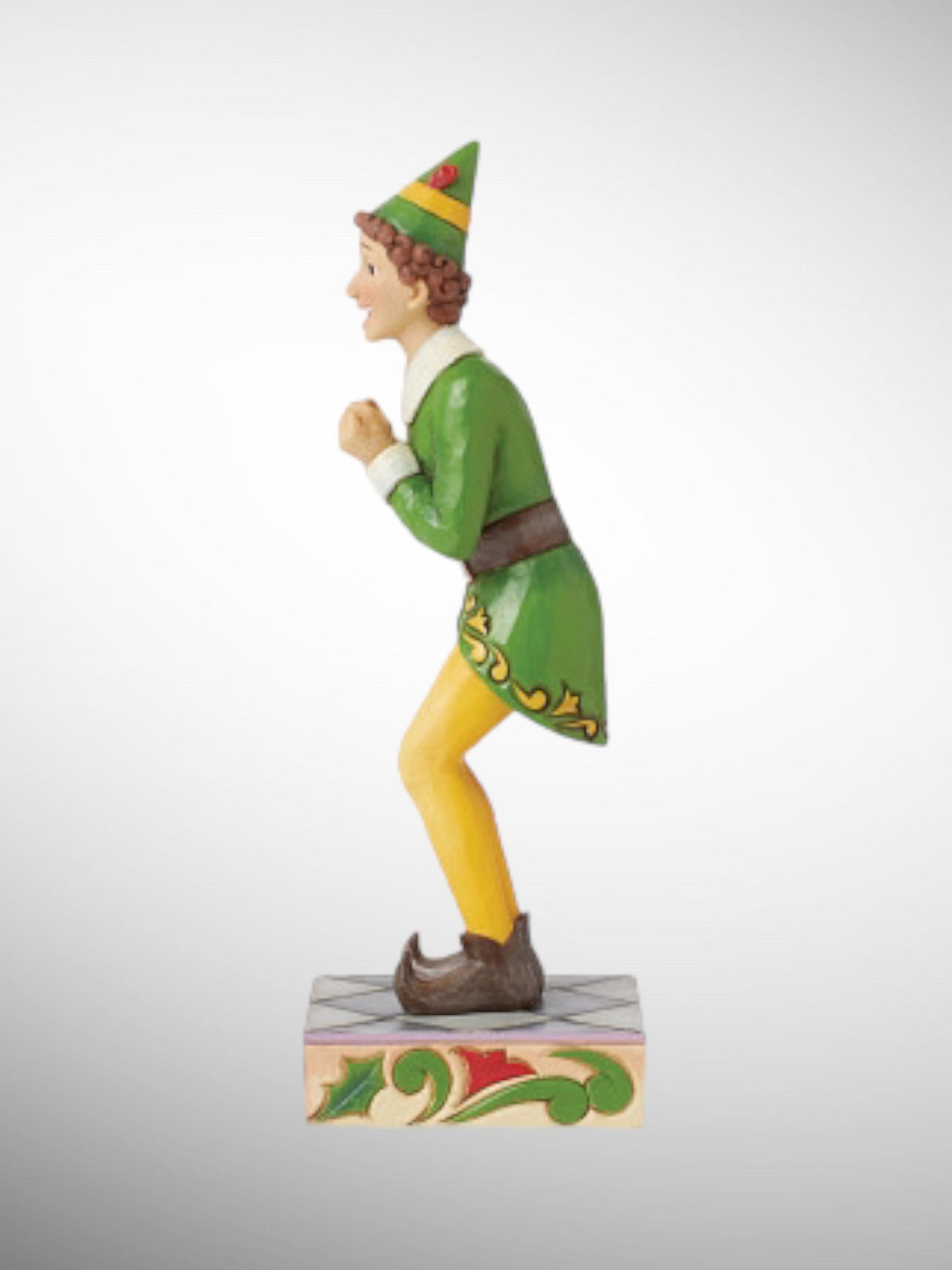 Jim Shore Elf - SANTA! I Know Him! Buddy Figurine