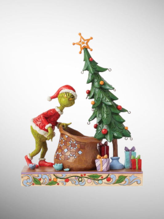 Jim Shore Dr. Seuss The Grinch - Grinch Countdown Calendar Figurine - PREORDER