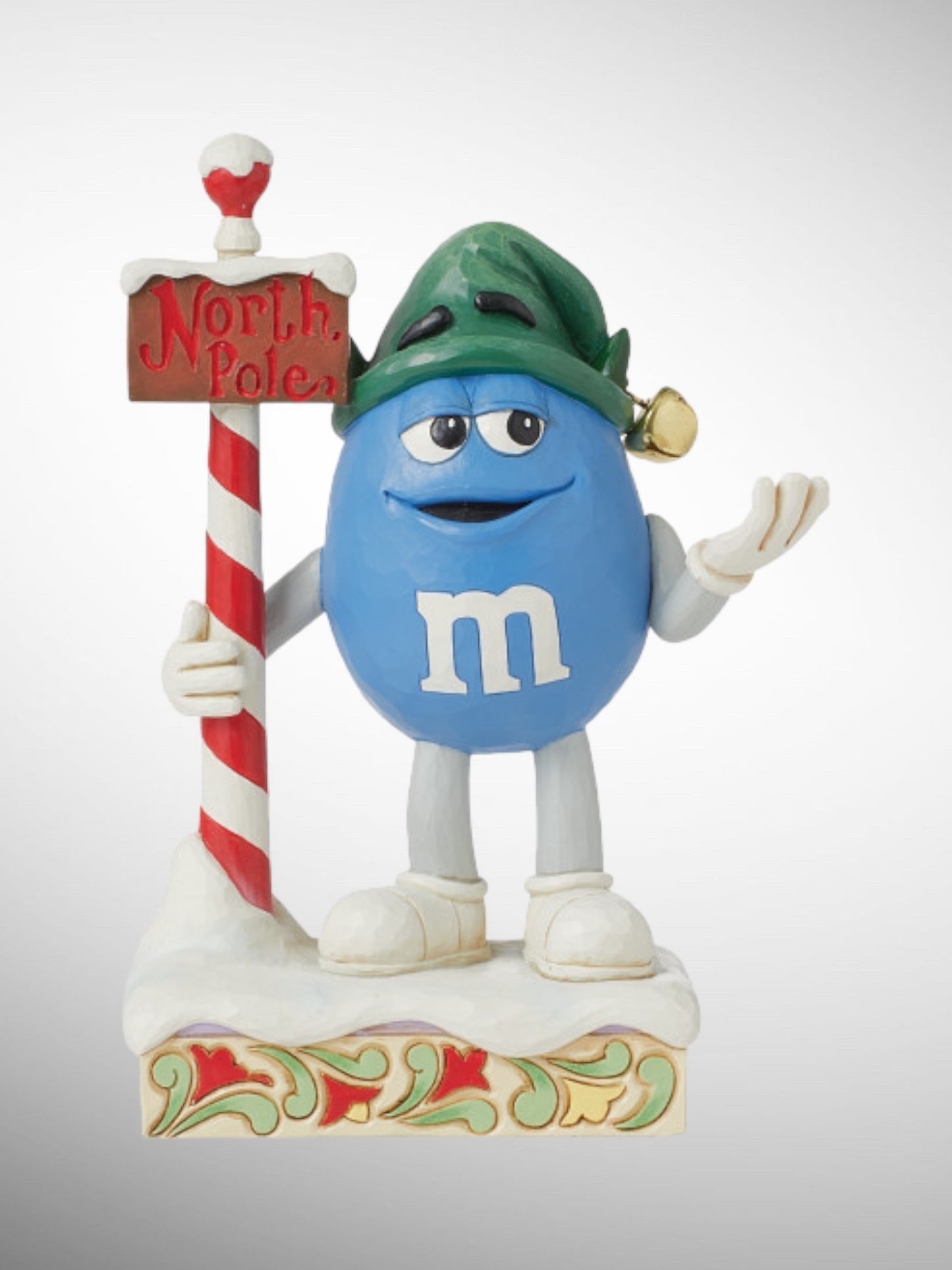 Jim Shore M&M's Collection - Elf-confidence Blue Elf Figurine