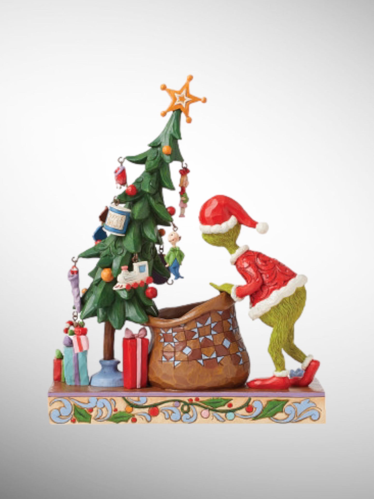 Jim Shore Dr. Seuss The Grinch - Grinch Countdown Calendar Figurine