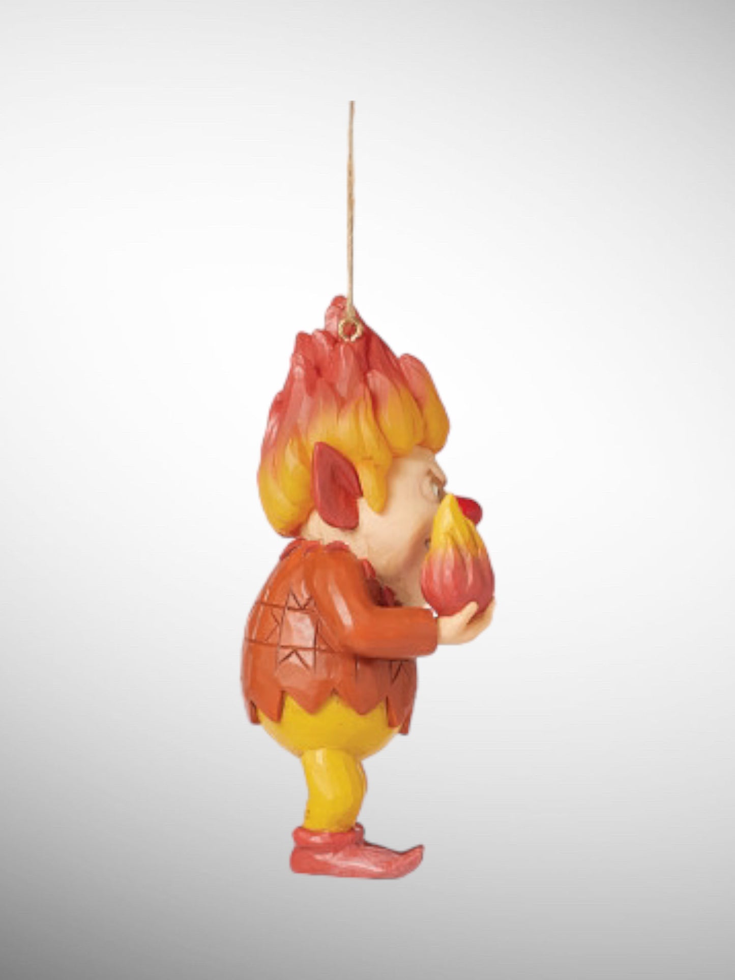 Jim Shore The Year Without a Santa Claus - Heat Miser Holding Fire Hanging Ornament